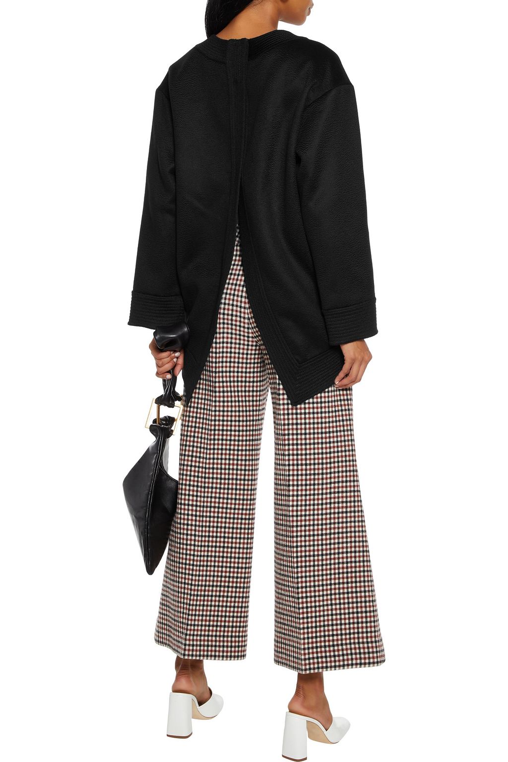 ADAM LIPPES Split-back cashmere sweatshirt