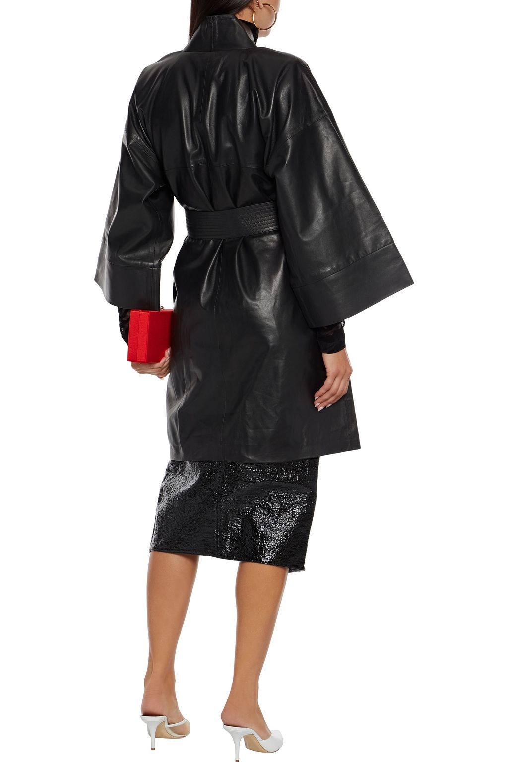 DUNDAS Leather kimono