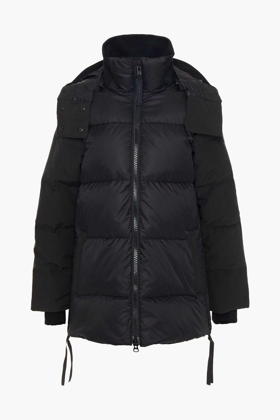 Canada Goose Woman Whitehorse Quilted Shell Hooded Down Parka Black Size XS