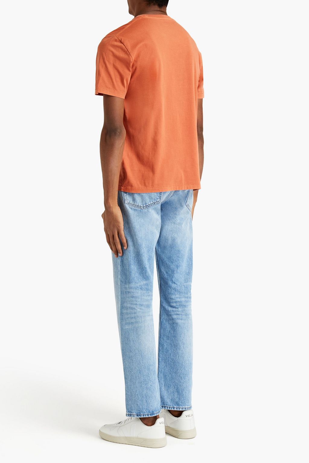 FRAME Organic Pima cotton-jersey T-shirt