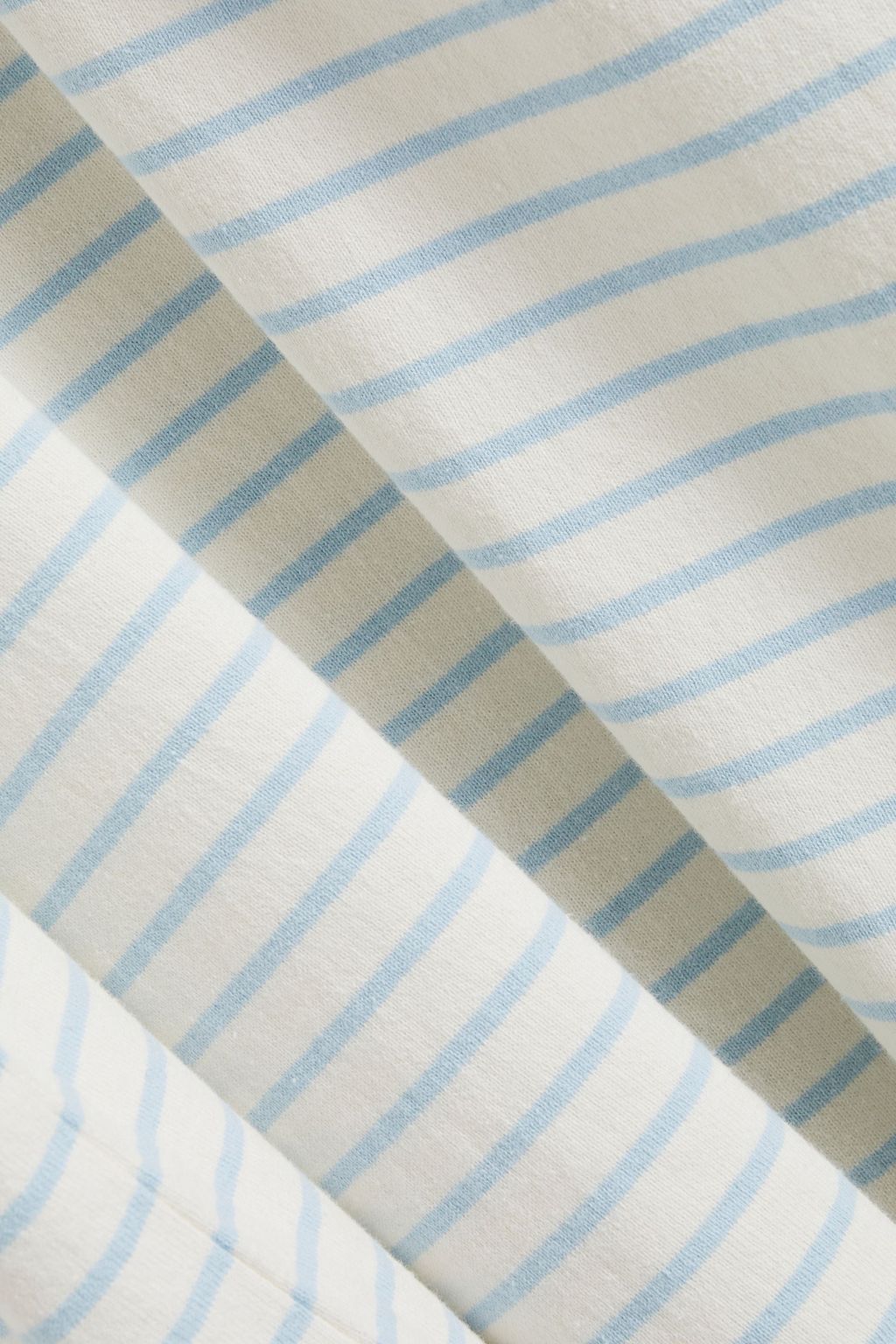 FRAME Striped cotton-jersey T-shirt