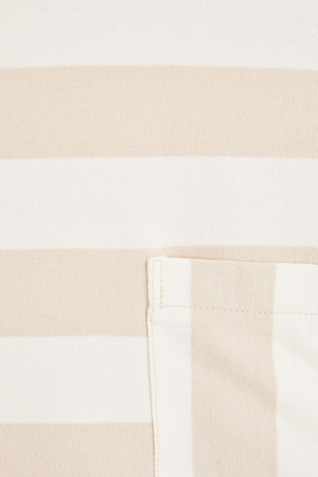 FRAME Striped cotton-jersey T-shirt