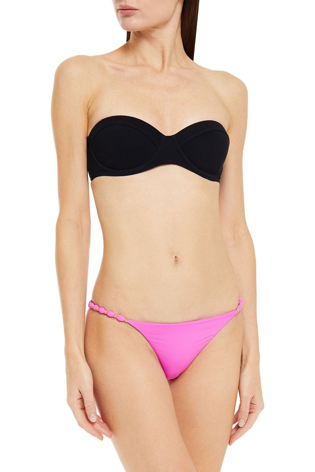 VIX PAULA HERMANNY Embellished low-rise bikini briefs