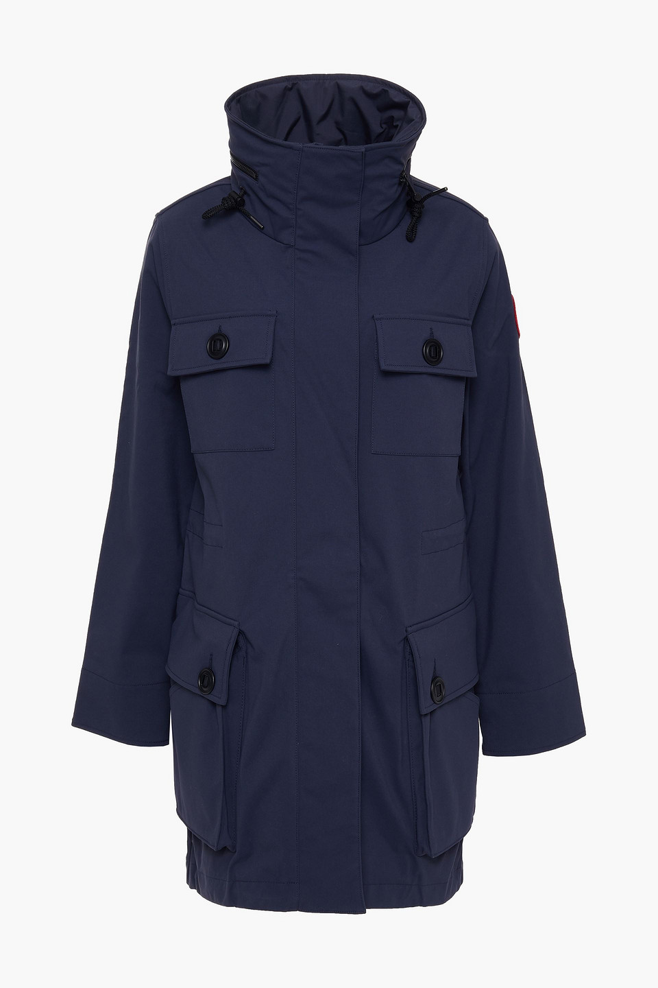 Canada Goose Woman Logo-appliquéd Shell Jacket Midnight Blue Size S