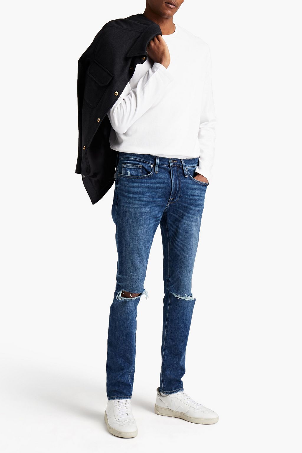 FRAME L'Homme skinny-fit denim jeans