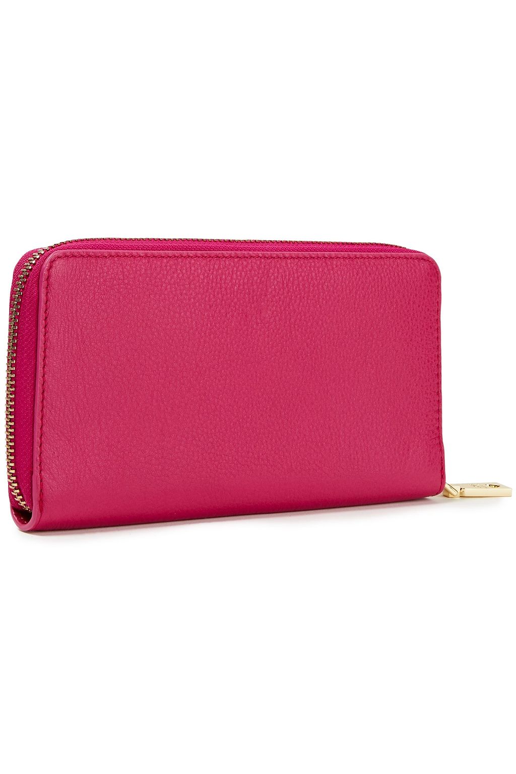 LOVE MOSCHINO Embellished textured-leather continental wallet