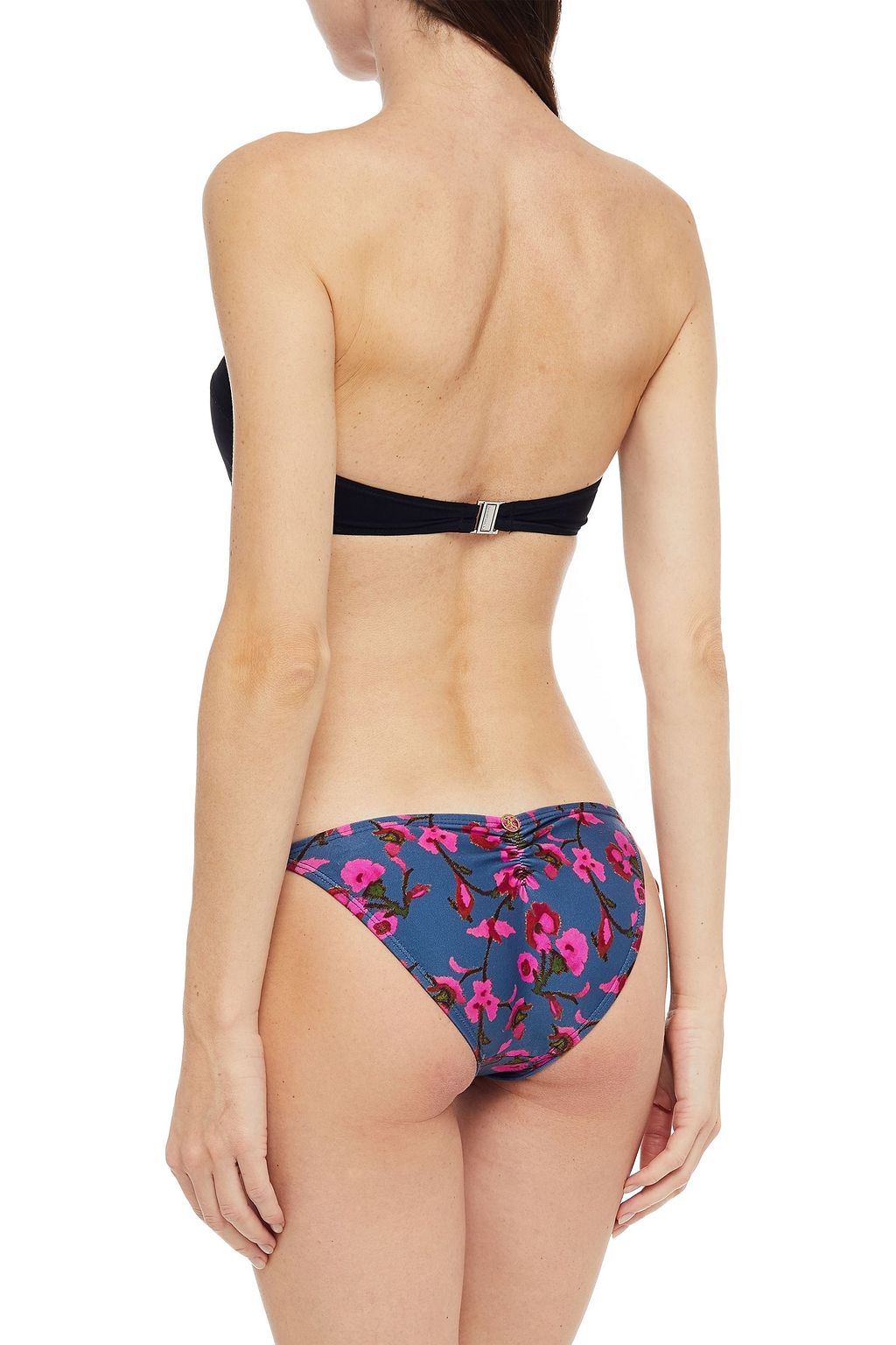 VIX PAULA HERMANNY Fiore ruffle-trimmed floral-print low-rise bikini briefs