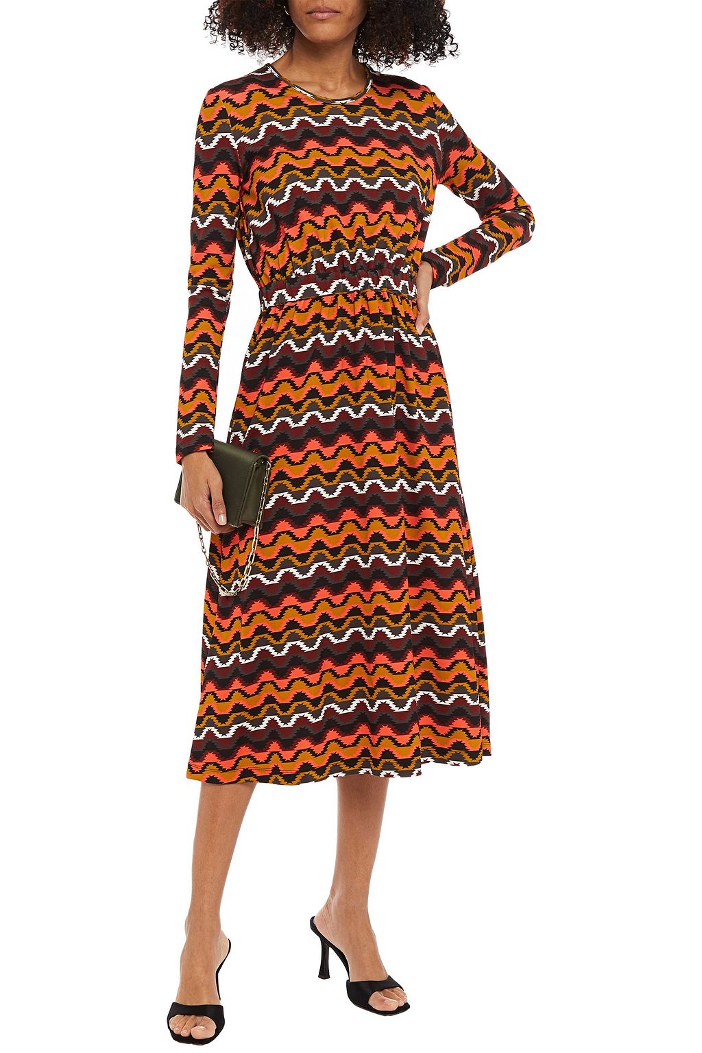 M MISSONI Printed jersey midi dress
