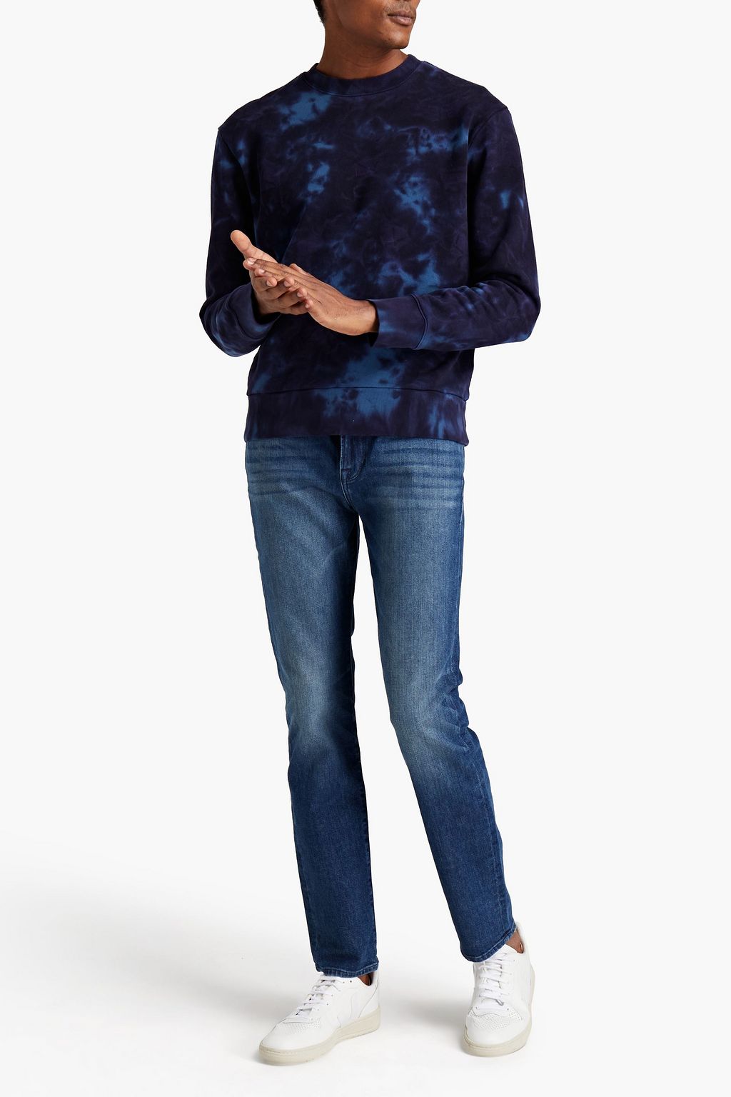FRAME L'Homme skinny-fit distressed denim jeans