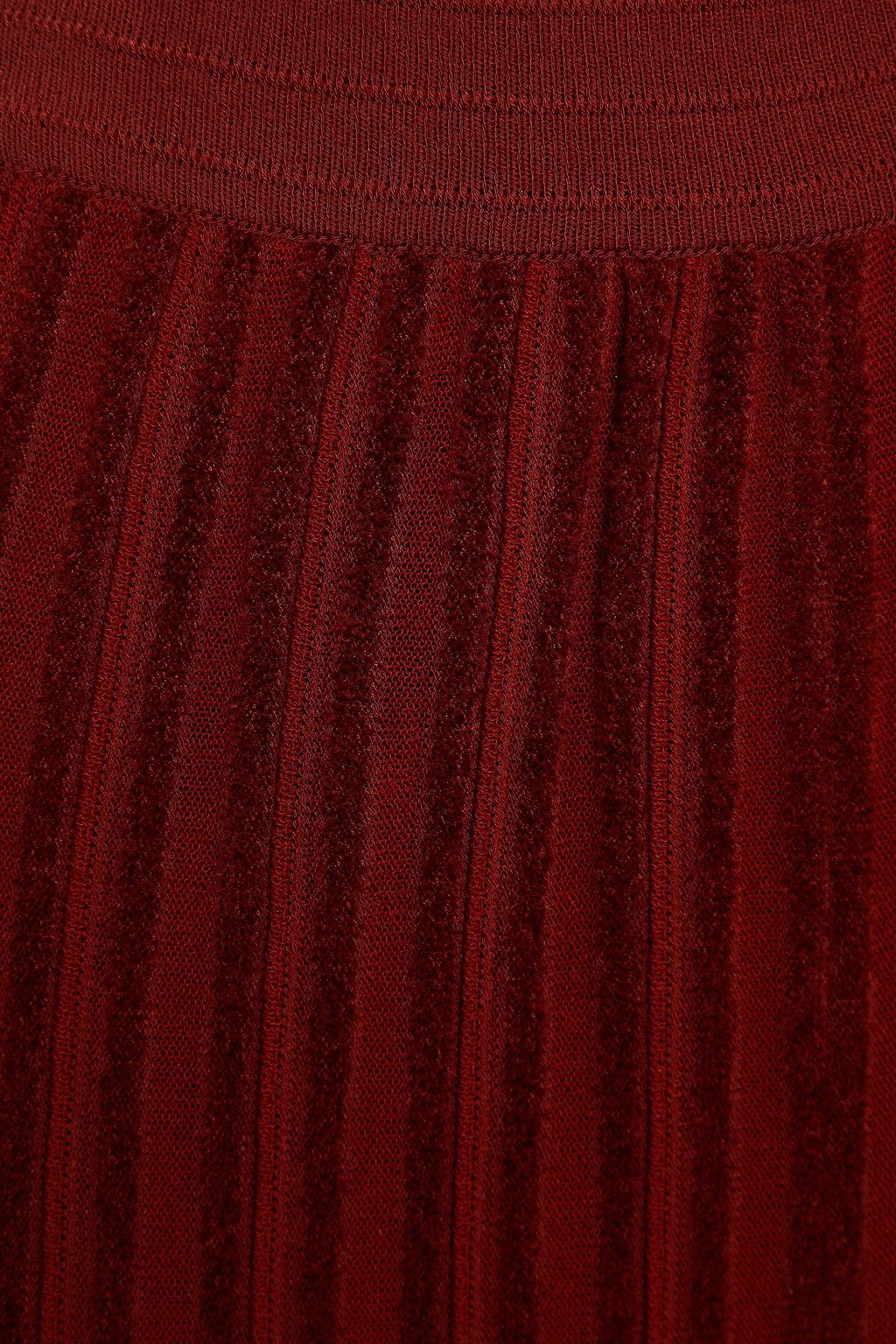 M MISSONI Ribbed-knit wide-leg pants