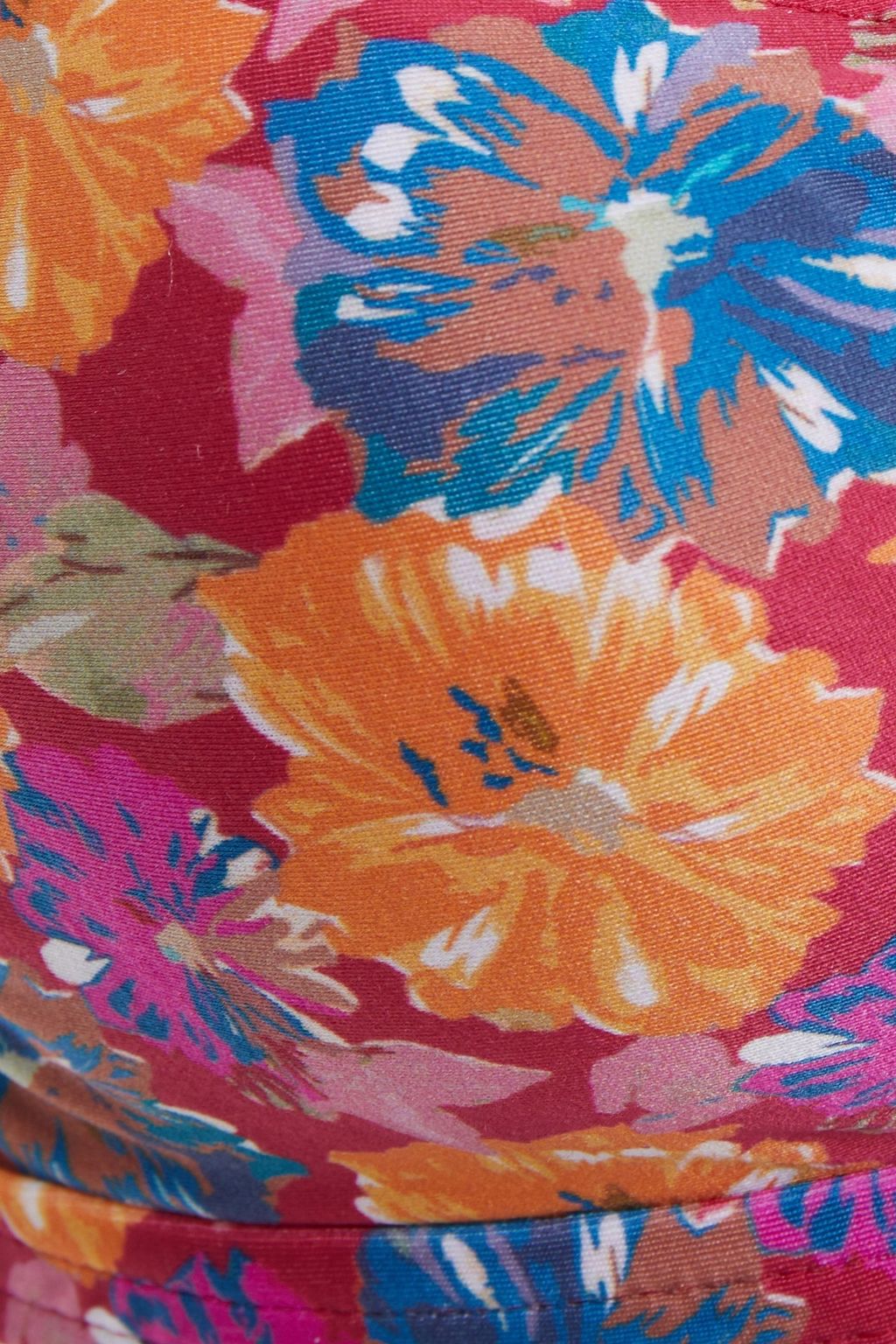 VIX PAULA HERMANNY Viola cutout floral-print bikini top