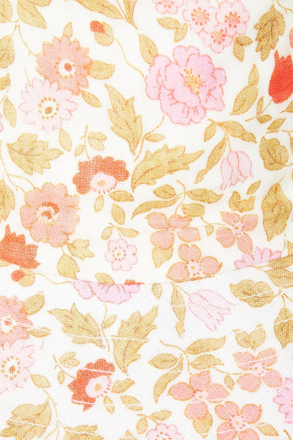 ZIMMERMANN Floral-print linen bucket hat