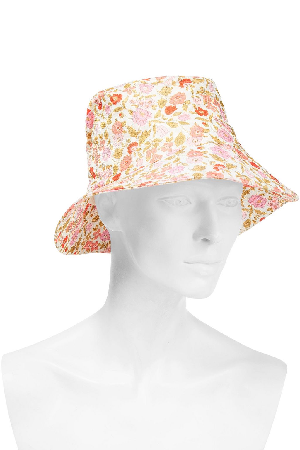 ZIMMERMANN Floral-print linen bucket hat