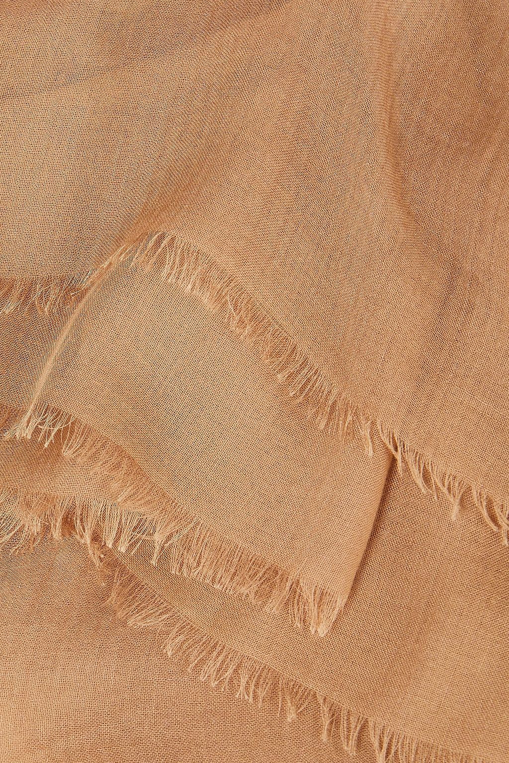 M MISSONI Schal aus Gaze aus einer Modal-Kaschmirmischung mit Stickereien