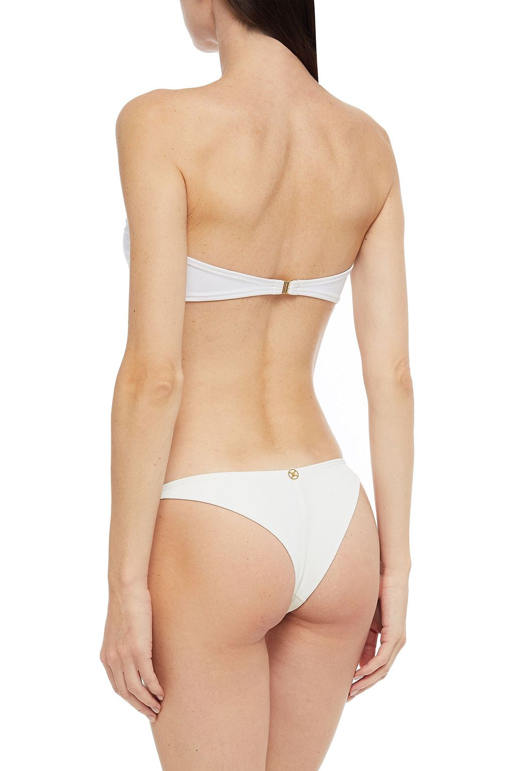 VIX PAULA HERMANNY Milano chain-trimmed ribbed low-rise bikini briefs