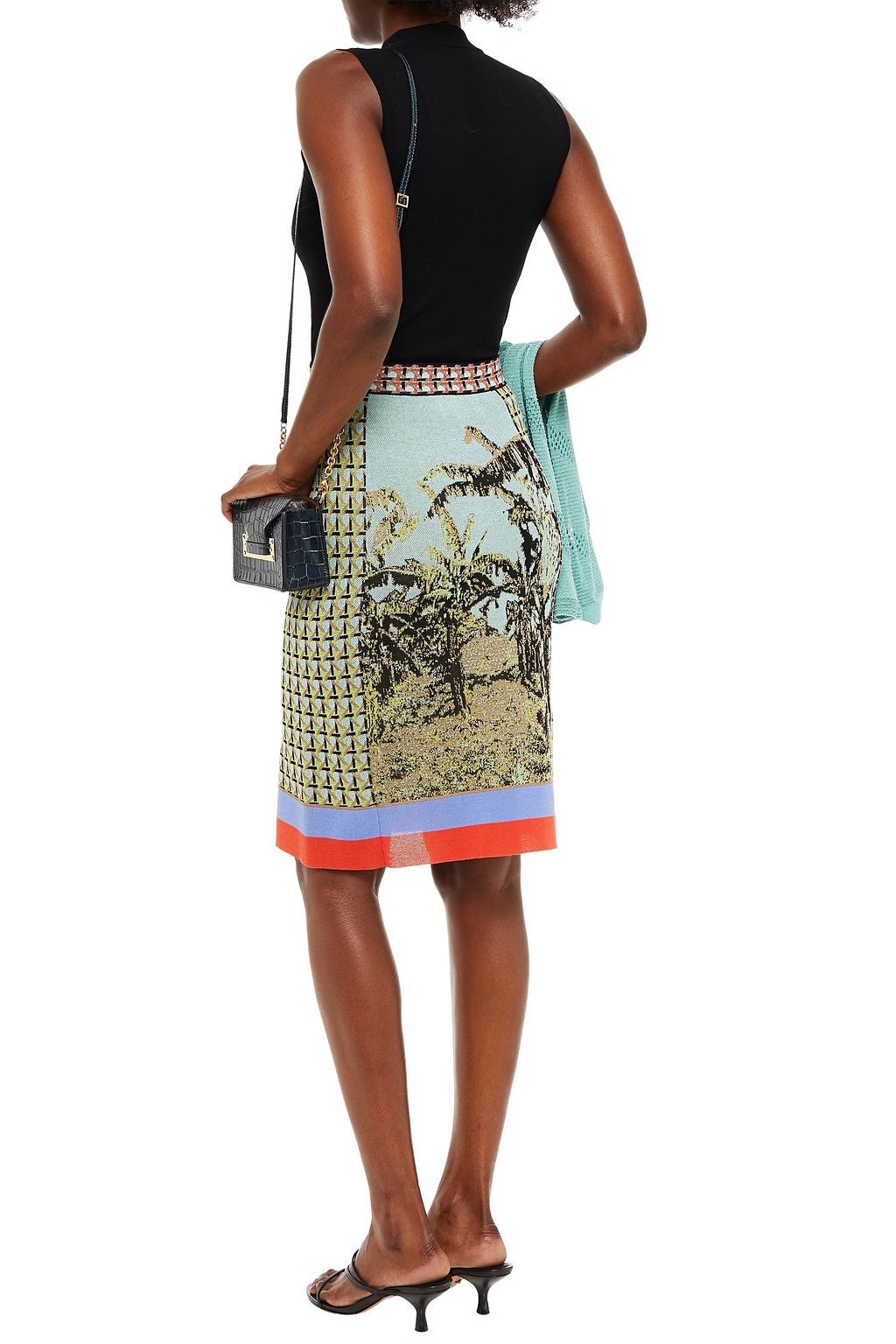 M MISSONI Jacquard-knit skirt