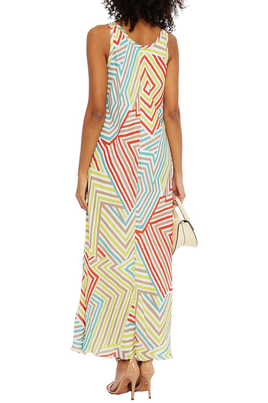 M MISSONI Printed crepe maxi dress