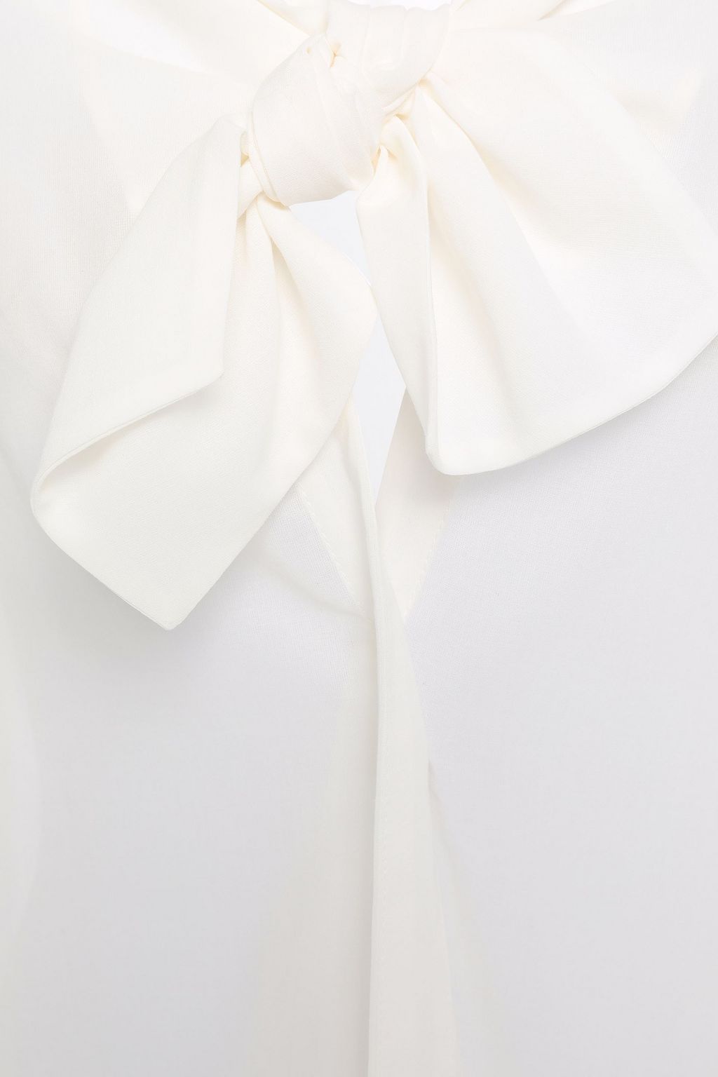 M MISSONI Draped cotton-gauze blouse