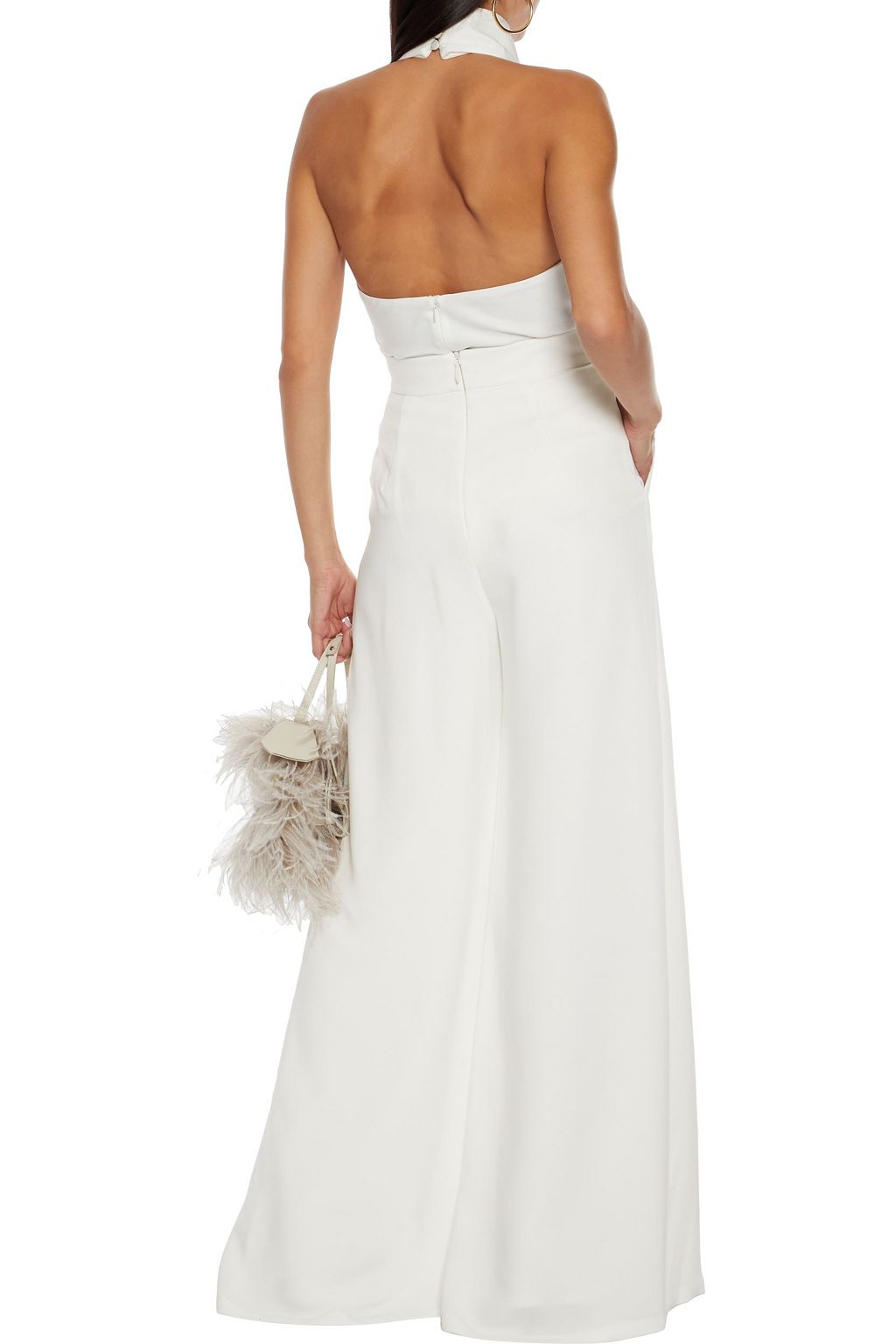 CATHERINE DEANE Alexis pleated cady wide-leg pants