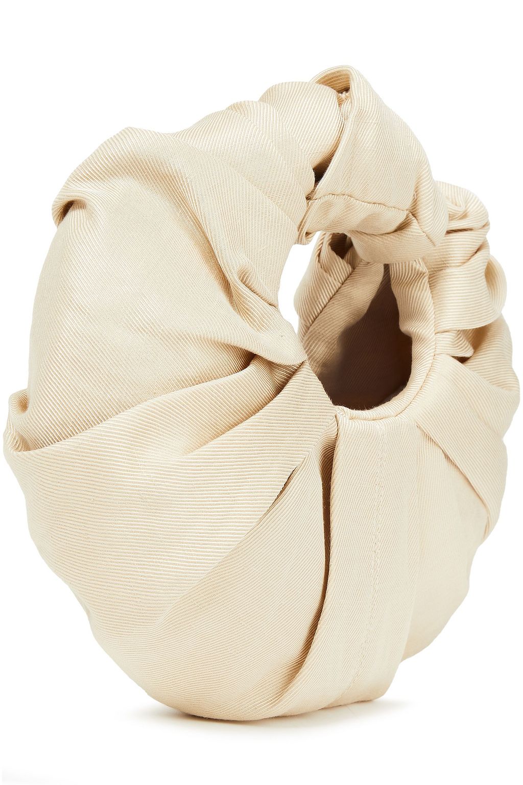 GIA STUDIOS Mini Croissant pleated ottoman tote