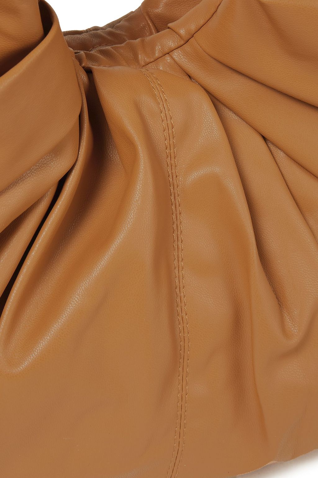 GIA STUDIOS Croissant pleated vegan leather tote