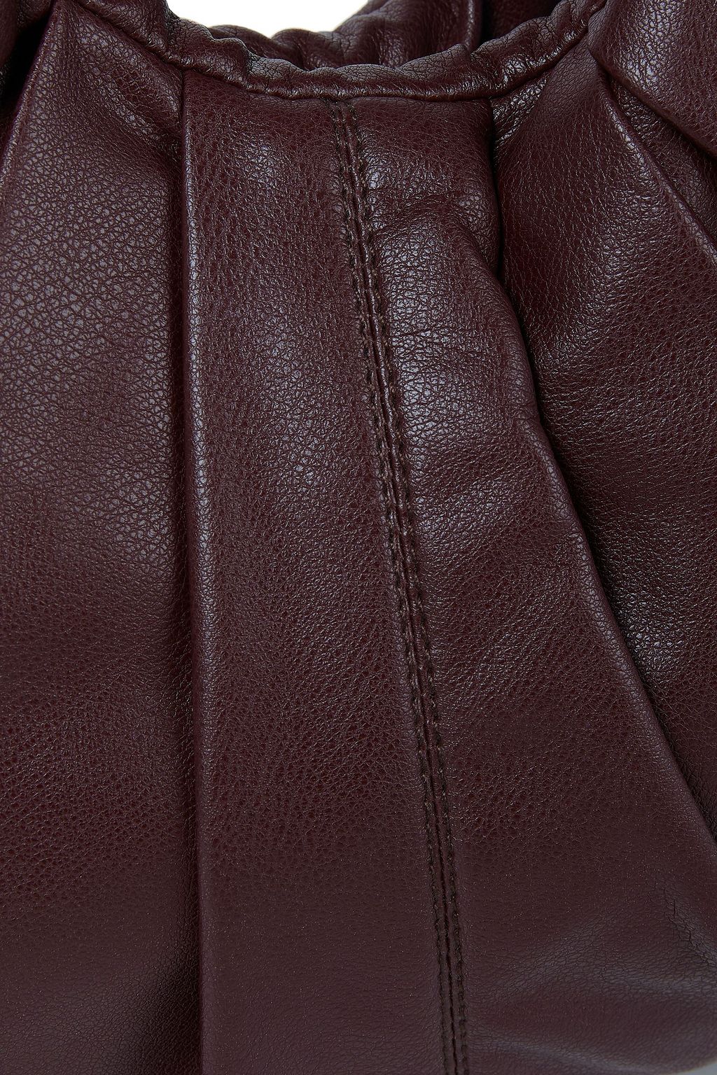 GIA STUDIOS Croissant pleated vegan leather tote
