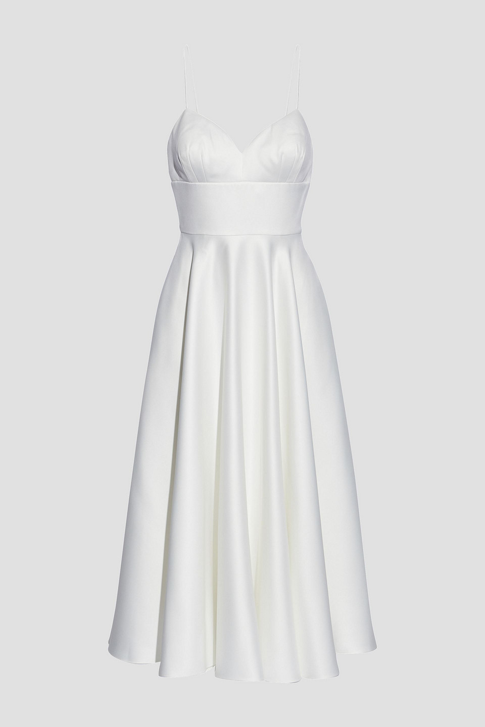Catherine Deane Luna duchesse-satin bridal gown