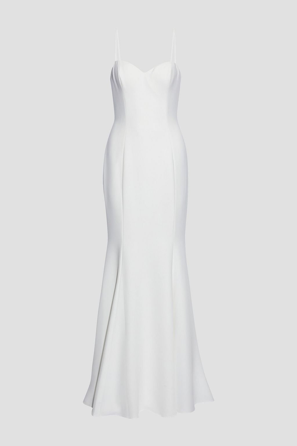 CATHERINE DEANE Rita fluted crepe bridal gown | THE OUTNET