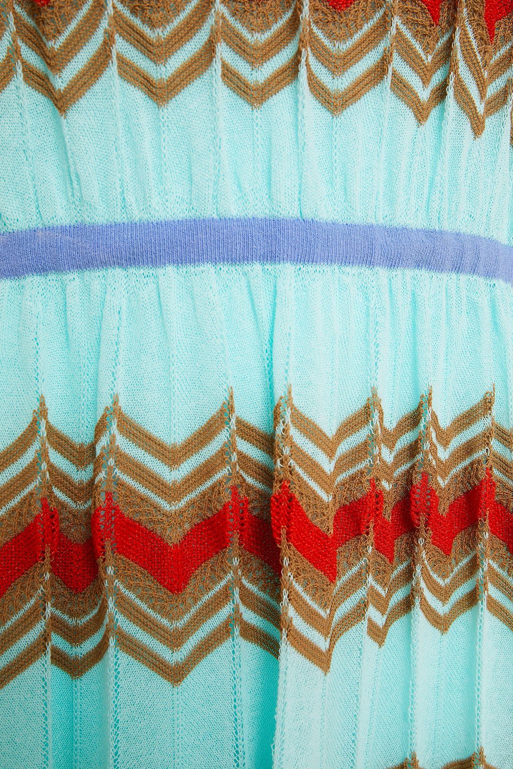 M MISSONI Crochet-knit cotton-blend dress
