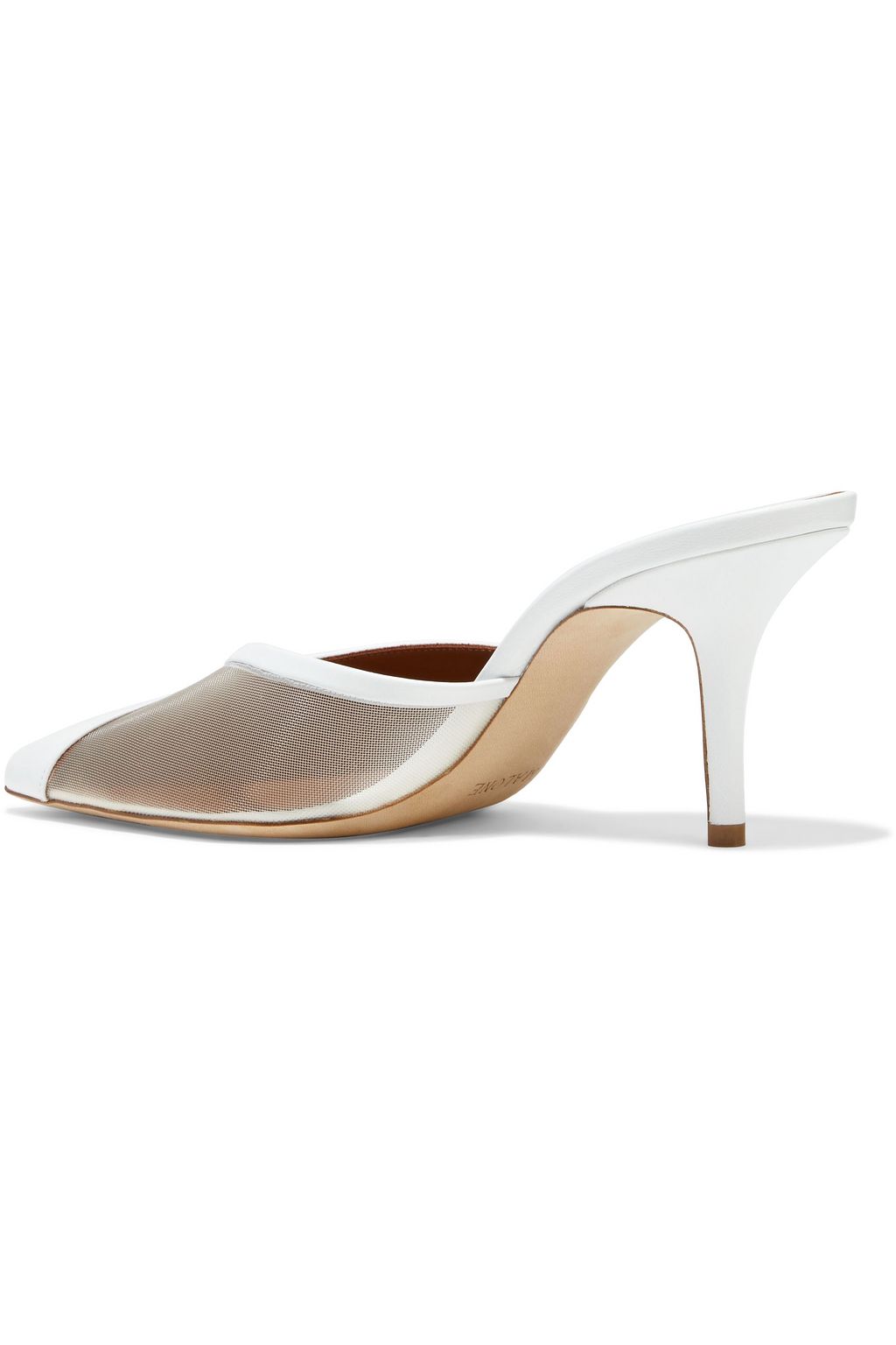 MALONE SOULIERS Vita 70 leather and mesh mules