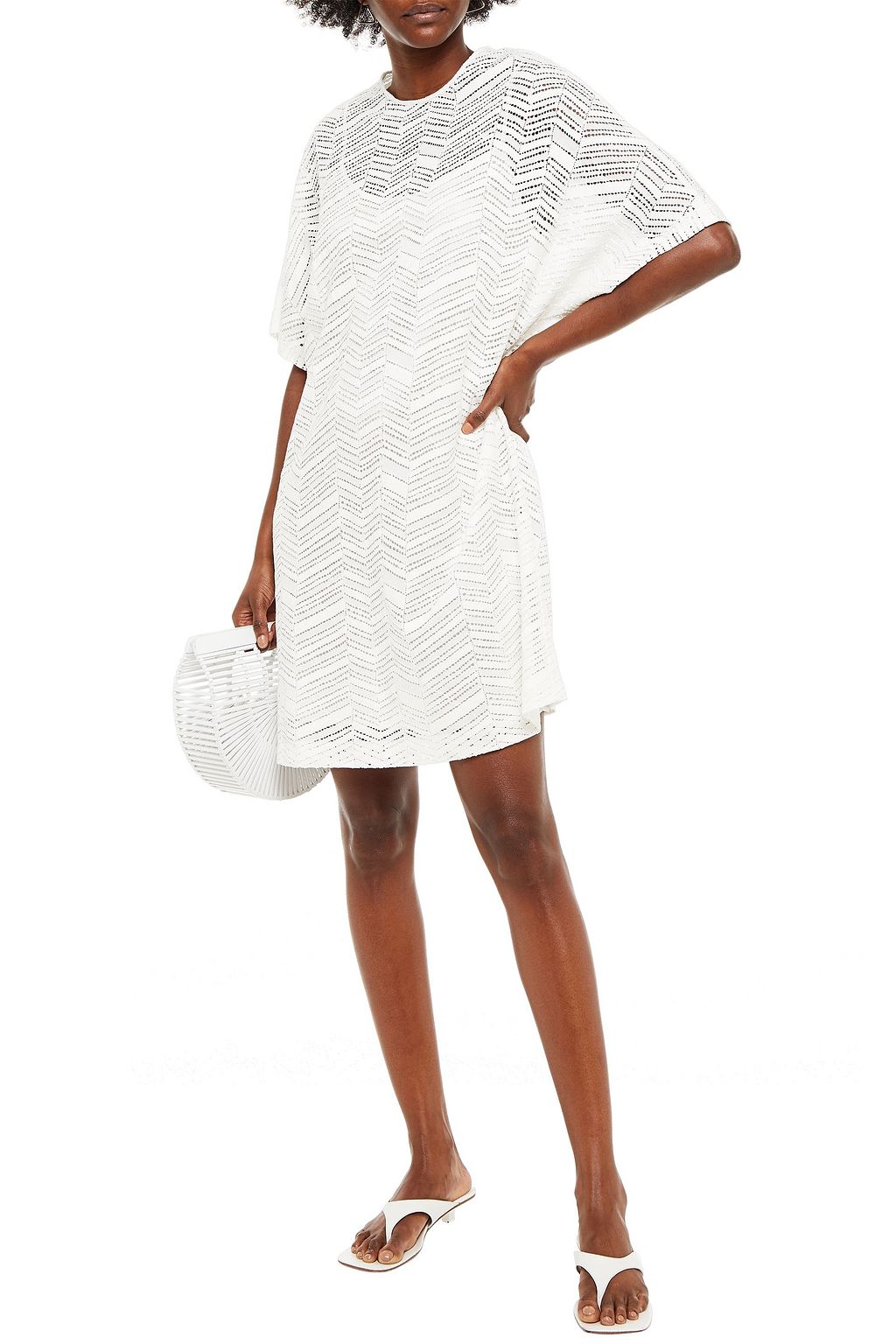M MISSONI Guipure lace mini dress