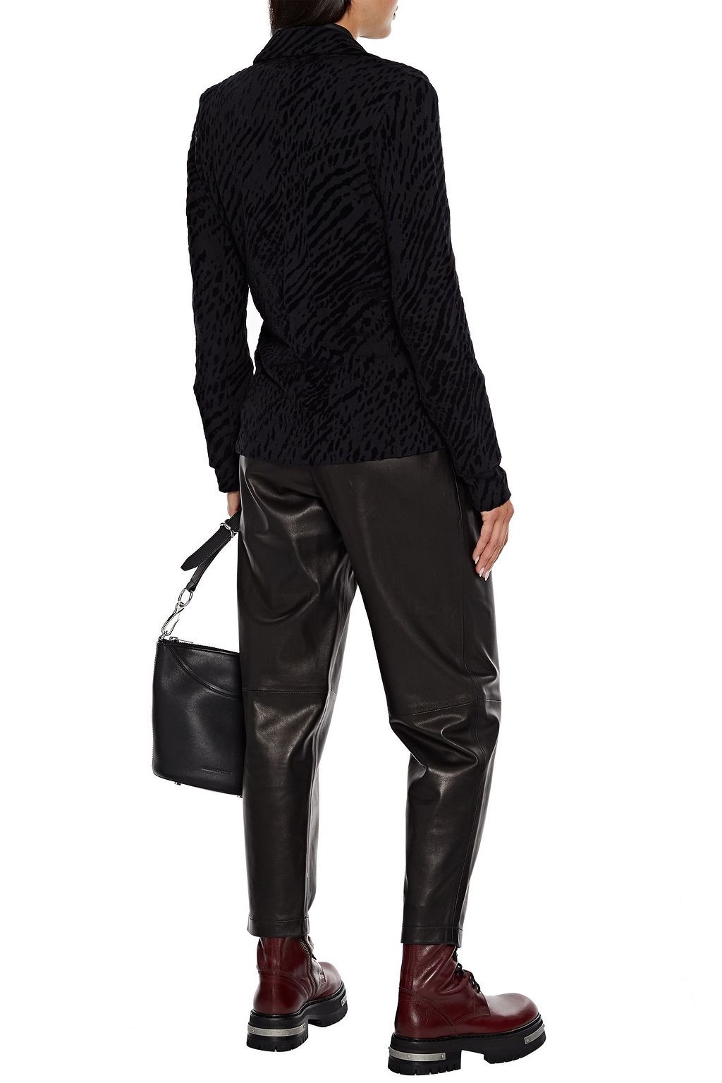 MAJESTIC FILATURES Flocked fleece blazer