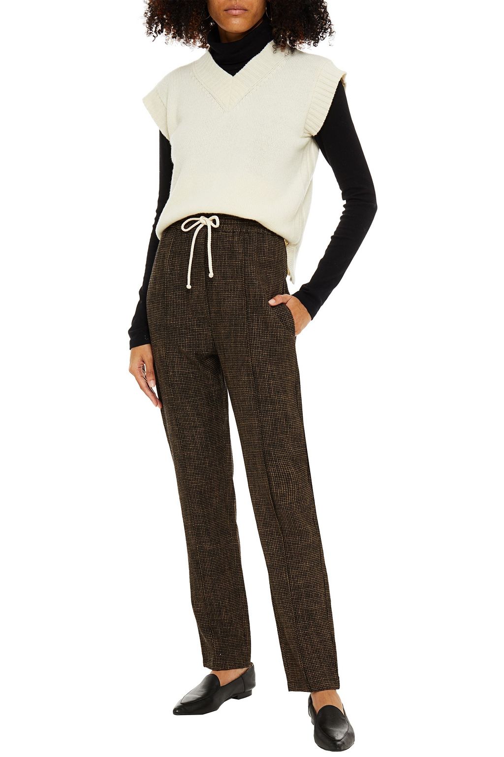M MISSONI Houndstooth tweed tapered pants