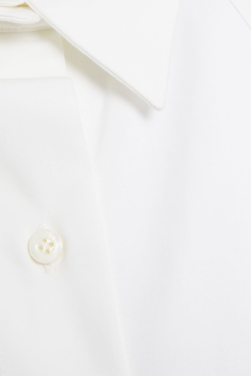 PIECE OF WHITE Charlie stretch-cotton poplin shirt