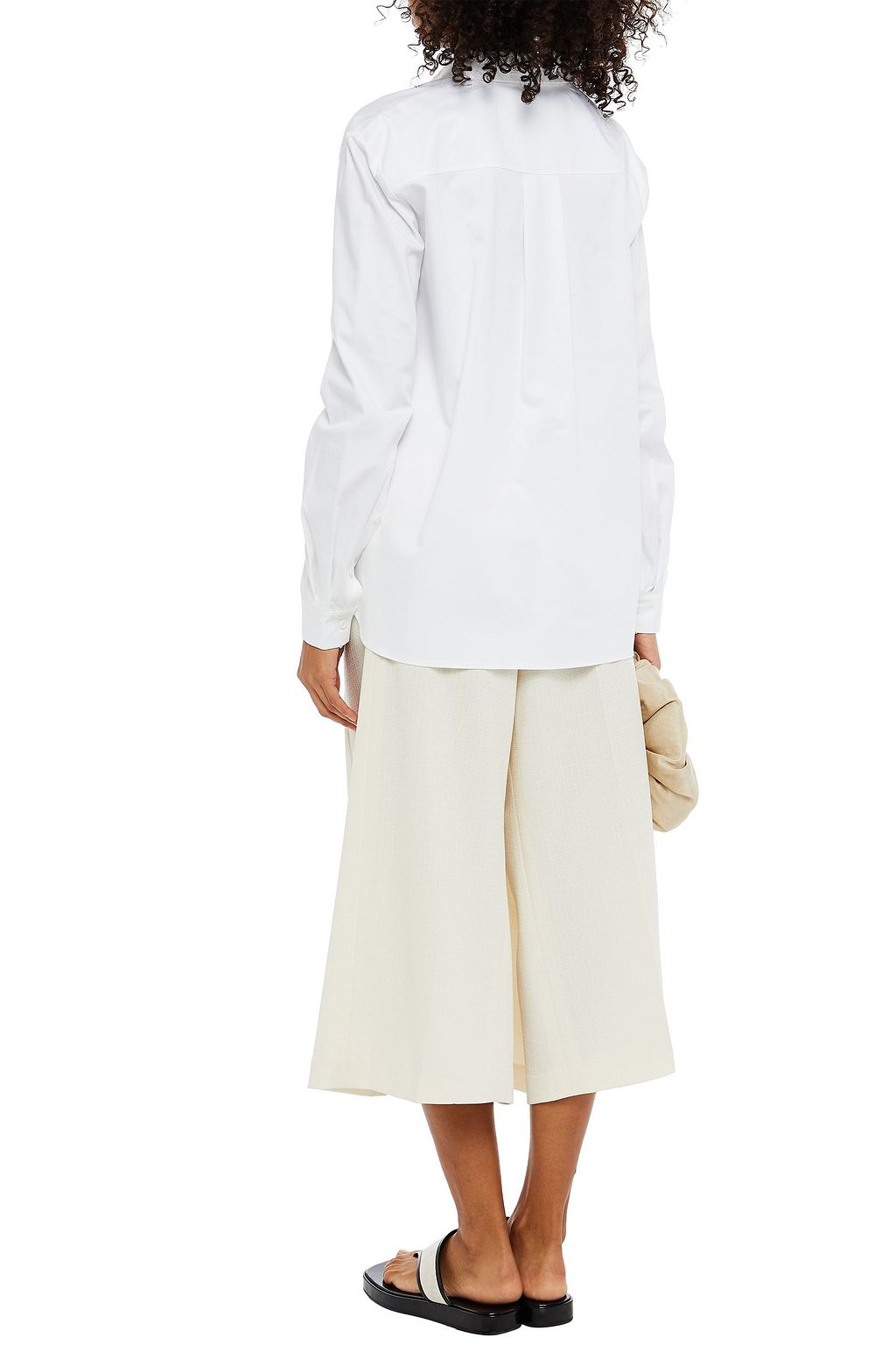 PIECE OF WHITE Charlie stretch-cotton poplin shirt