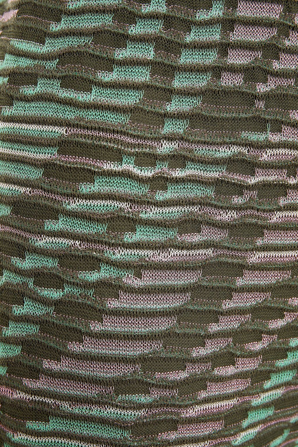 M MISSONI Crochet-knit cotton-blend wide-leg pants