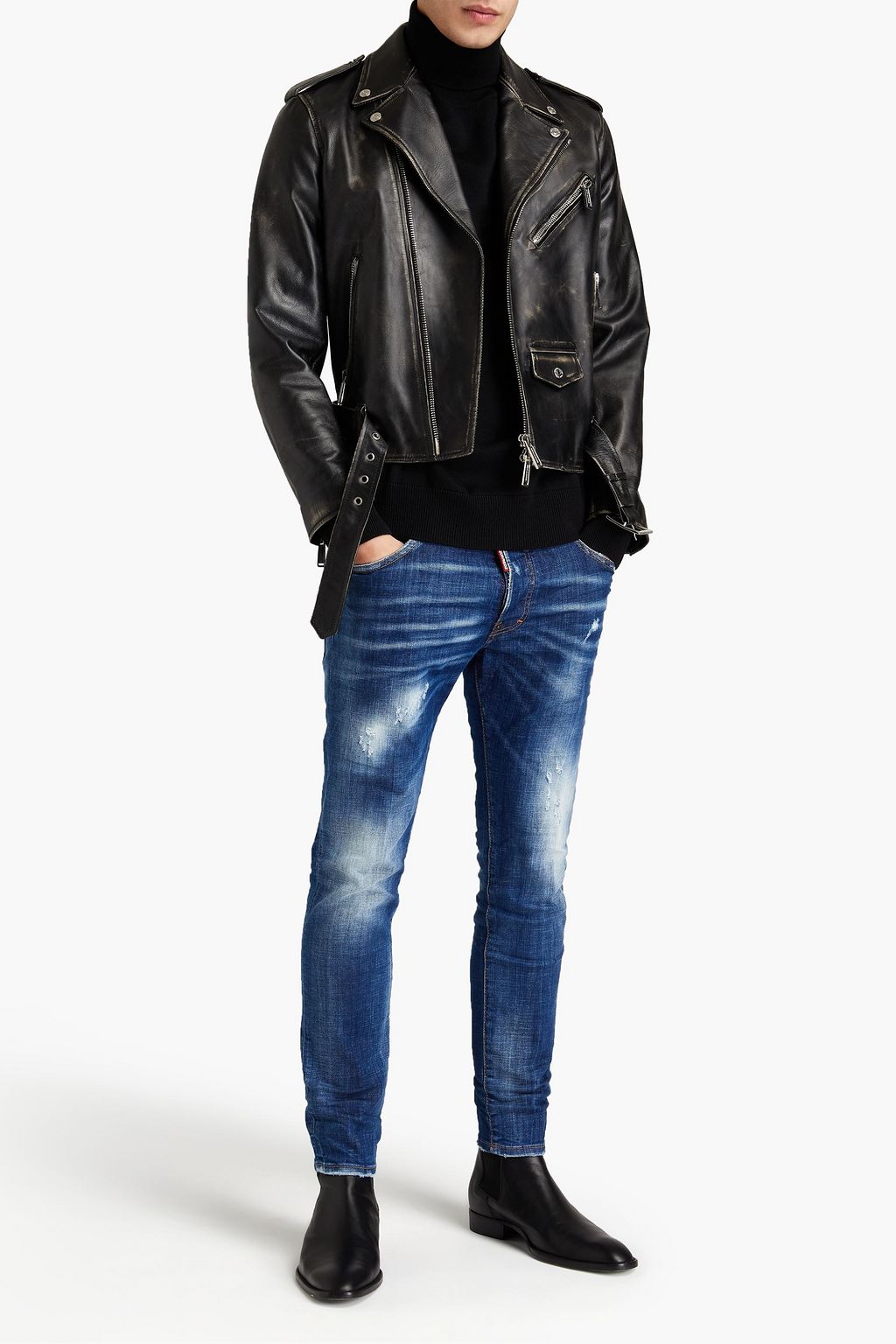 DSQUARED2 Leather biker jacket