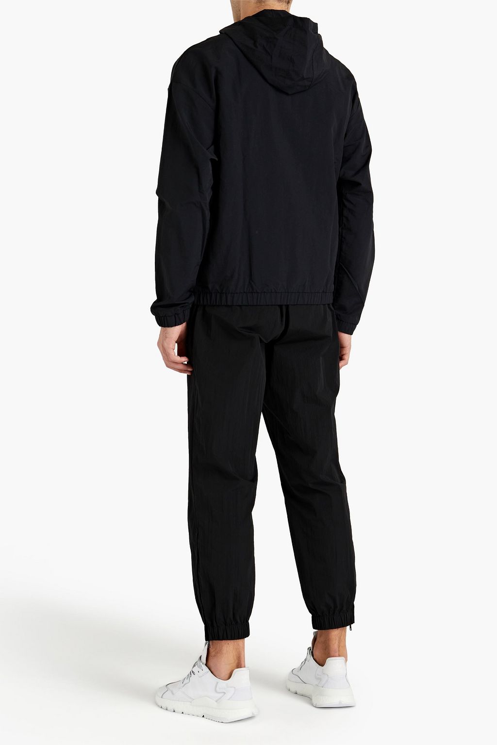 REEBOK Te Vector crinkled-shell hooded jacket