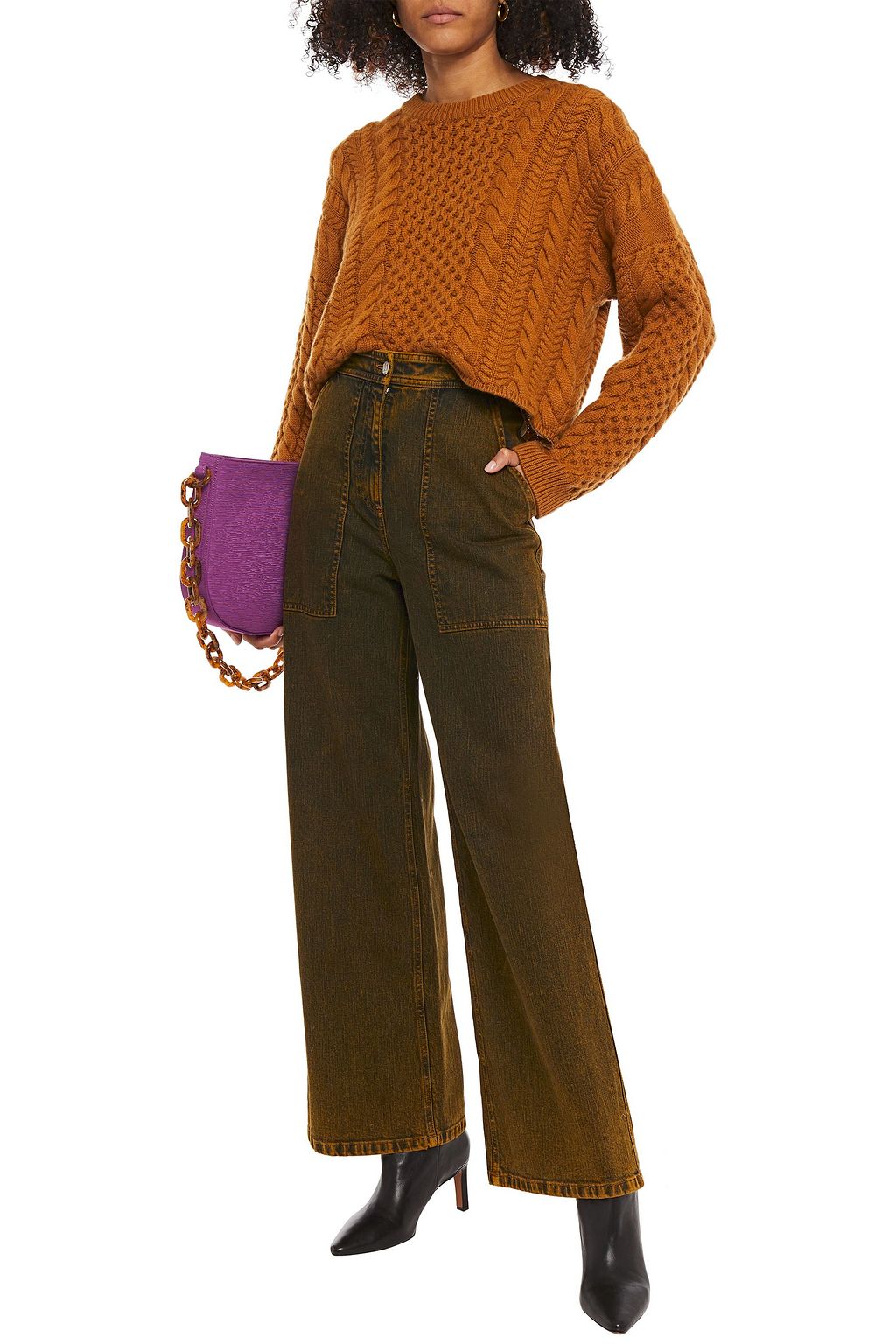 M MISSONI High-rise wide-leg jeans