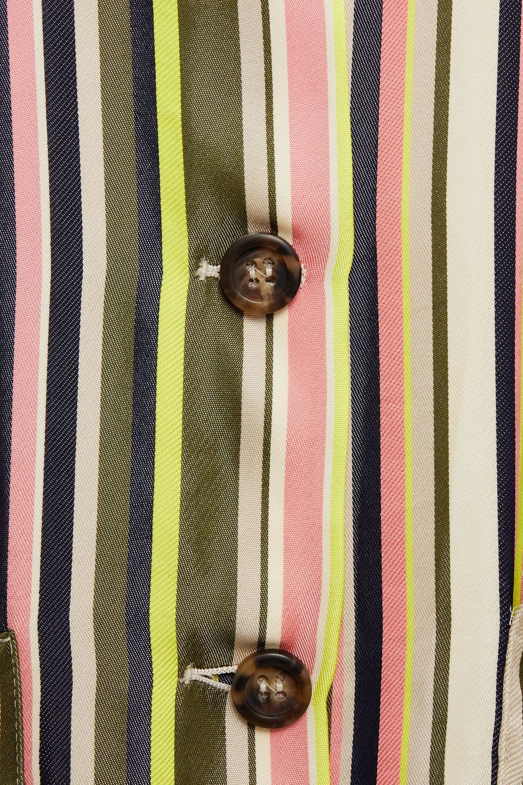 M MISSONI Striped satin-twill blazer