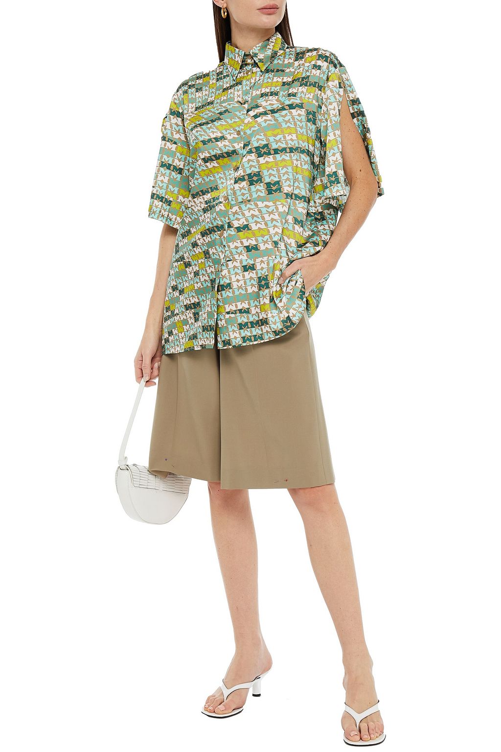 M MISSONI Printed cotton-twill shirt