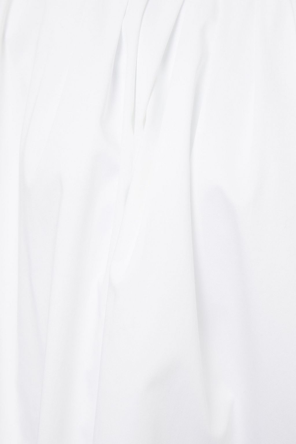 PIECE OF WHITE Diana open-back stretch-cotton poplin shirt