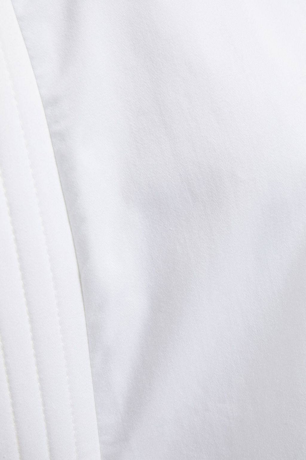 PIECE OF WHITE Stella stretch-cotton poplin top