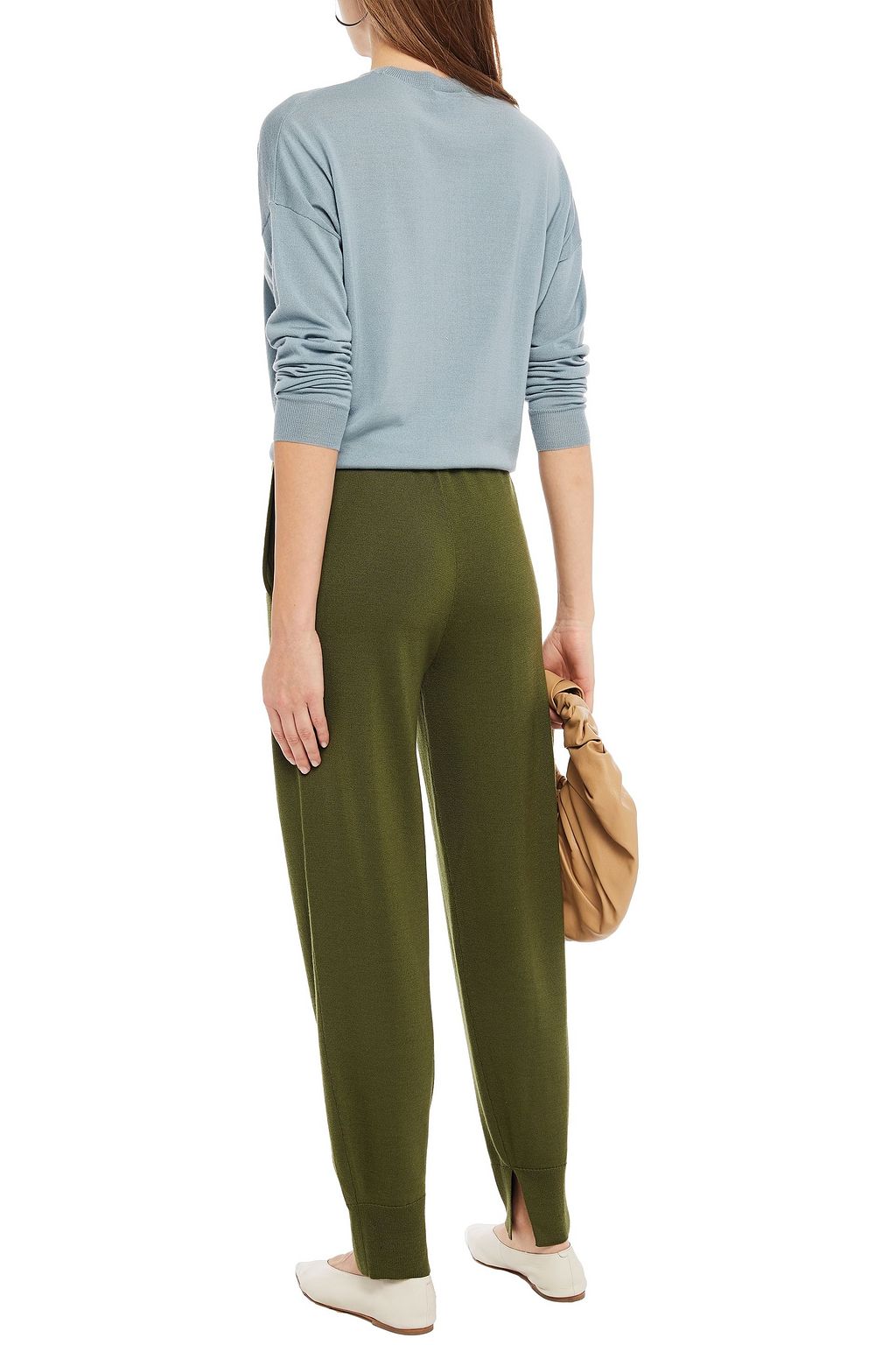 THEORY Merino wool tapered pants