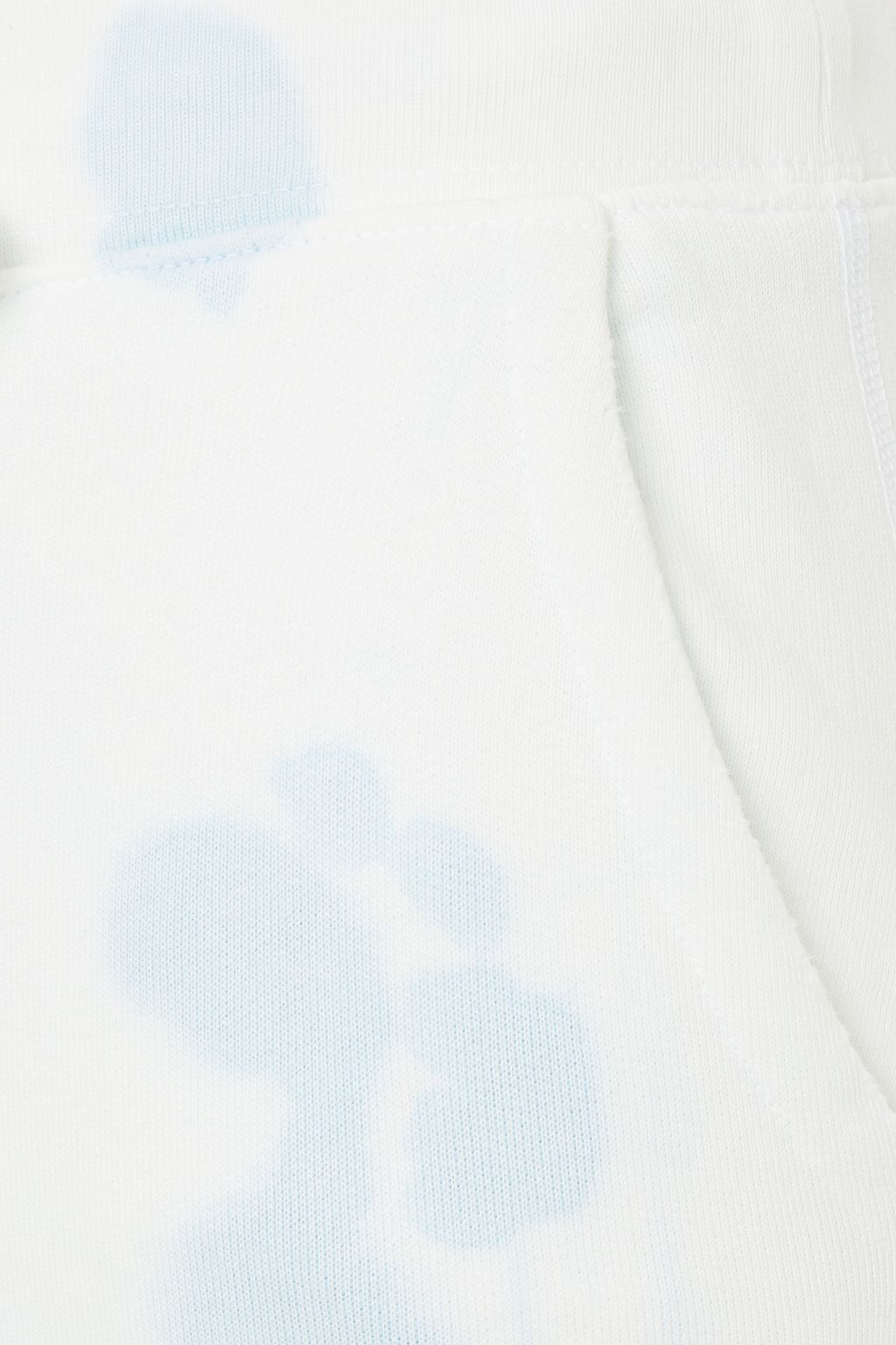 NILI LOTAN Nolan cropped tie-dyed French cotton-terry track pants