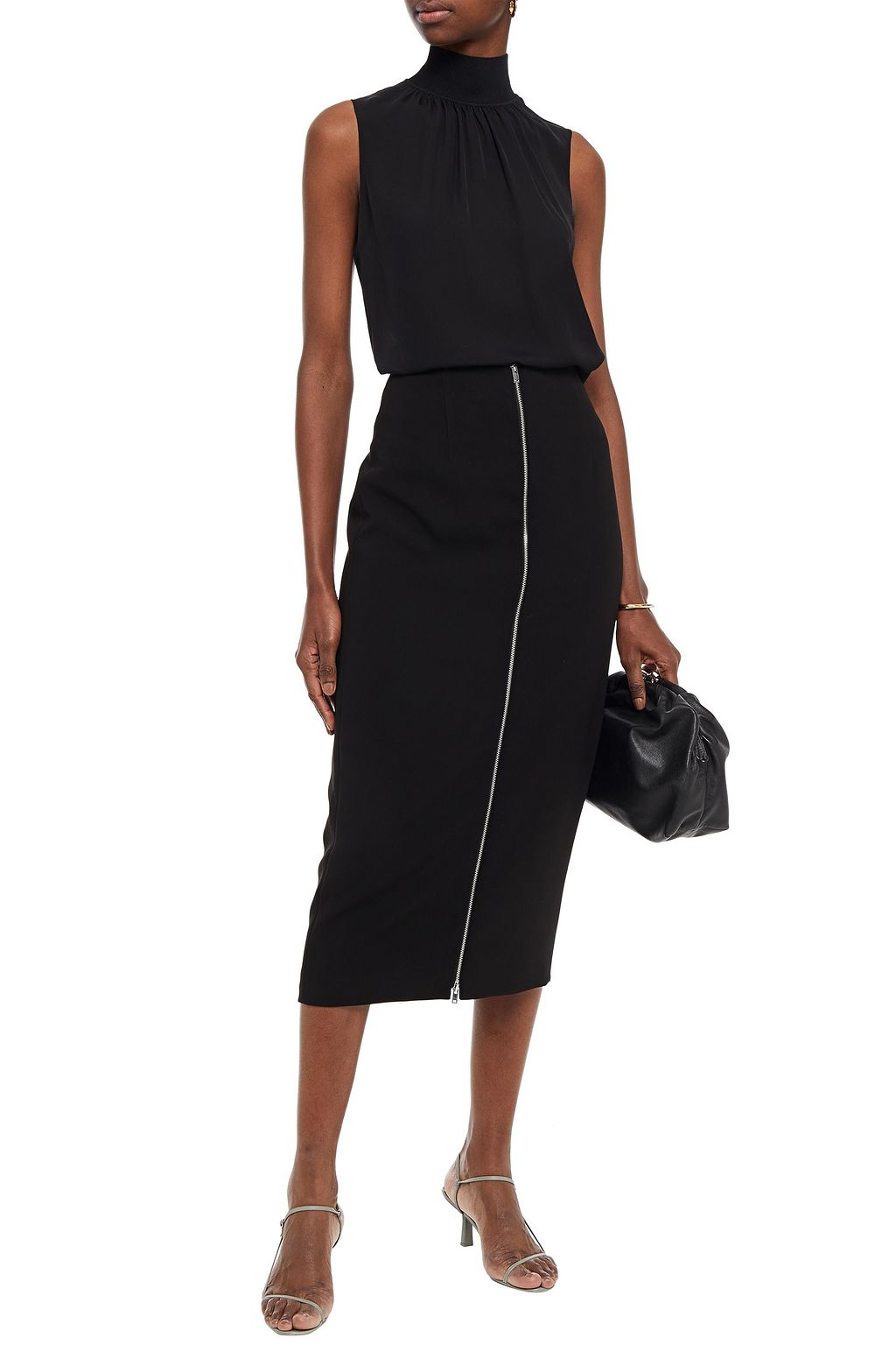 THEORY Crepe pencil skirt