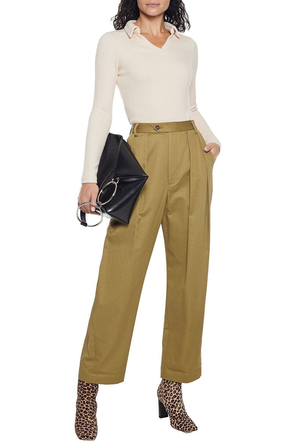 WALTER BAKER Hudson ribbed-knit top