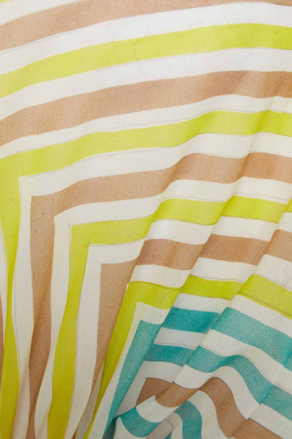 M MISSONI Striped cotton-voile kaftan