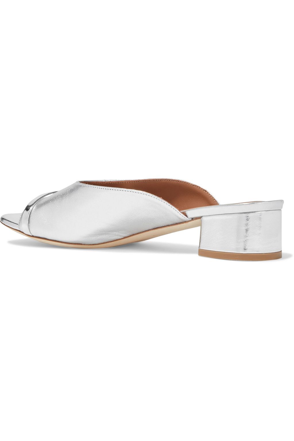 MALONE SOULIERS Sefa metallic leather mules