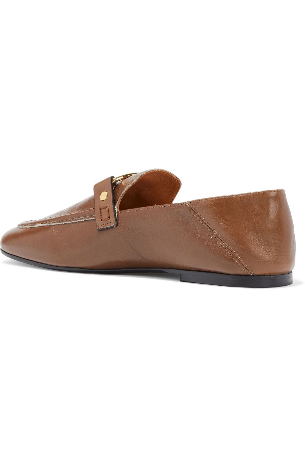 ISABEL MARANT Ferlyn embellished collapsible-heel loafers